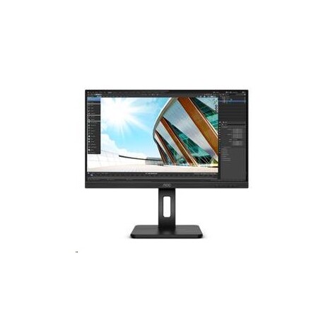 AOC U27P2 27"W IPS LED 3840x2160 50 000 000:1 4ms 350cd DP HDMI USB-C pivot repro