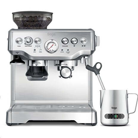 Espresso Sage BES 875 BSS stříbrné