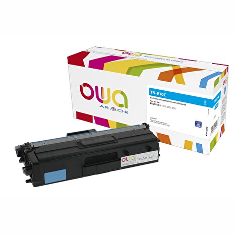 OWA Armor toner kompatibilní s Brother TN-910C, 9000st, modrá/cyan