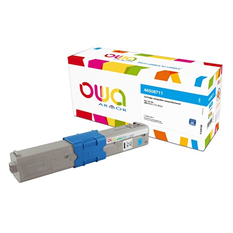 OWA Armor toner pro OKI 46508711,modrá/cyan