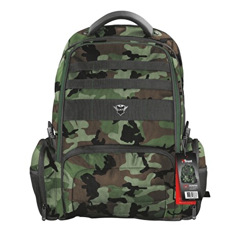 TRUST GXT 1250G Hunter Gaming Backpack pro 17.3" laptopy, zelená kamufláž