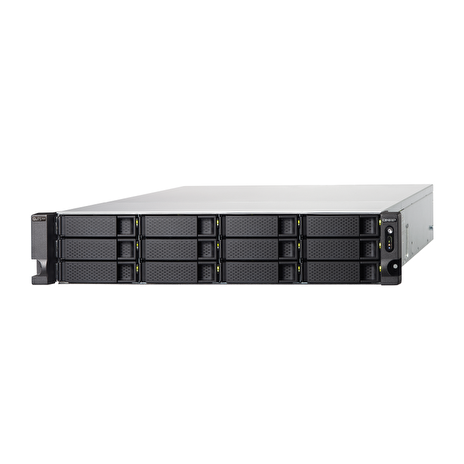 QNAP TS-h1886XU-RP-D1622-32G (Xeon 3,2GHz, ZFS, 32GB ECC RAM, 12x3,5"+6x2,5", 4x GbE, 2x 10GbE SFP+)