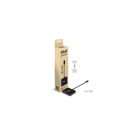 Club3D Video hub MST (Multi Stream Transport) USB-C 3.2 na HDMI 2.0, Dual Monitor 4K60Hz