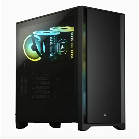 Corsair PC skříň 4000D Tempered Glass Mid-Tower Black