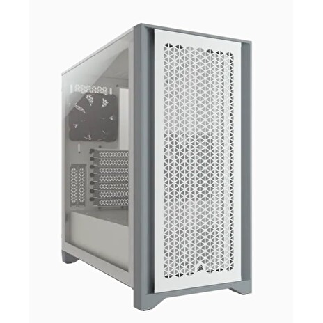 Corsair PC skříň 4000D Airflow Tempered Glass Mid-Tower White