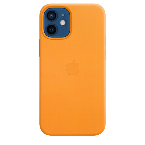 Apple iPhone 12 mini Leather Case with MagSafe - California Poppy