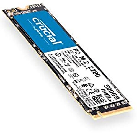 Crucial SSD P2 2TB 3D NAND PCIe NVMe Gen3 M.2 (čtení/zápis: 2400/1900MB/s)