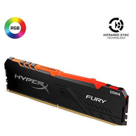 KINGSTON 16GB 3600MHz DDR4 CL18 DIMM HyperX FURY RGB