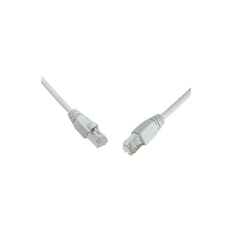 SOLARIX patch kabel CAT6 UTP PVC 0,5m šedý