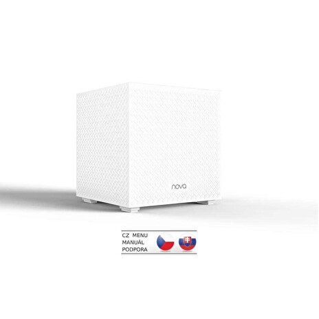 Tenda Nova MW12 (1-pack) WiFi AC2100 Mesh Gigabit system Tri Band, 3x GLAN, SMART CZ aplikace