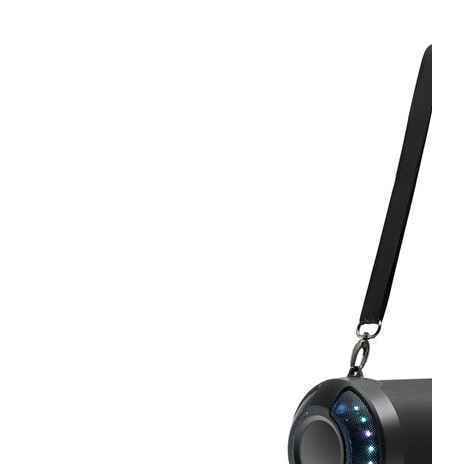 CANYON bezdrátový reproduktor, BT V5.0, Jieli AC6925B, FM, 3.5mm AUX, 8,5W 1500mAh baterie, černá
