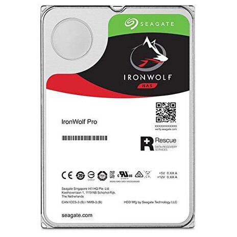 SEAGATE ST2000NE0025 (použitý) hdd IronWolf PRO 2TB SATA3-6Gbps 7200rpm 128MB NAS HDD 24x7 1-16bay 195MB/s 3.5 RAID CMR