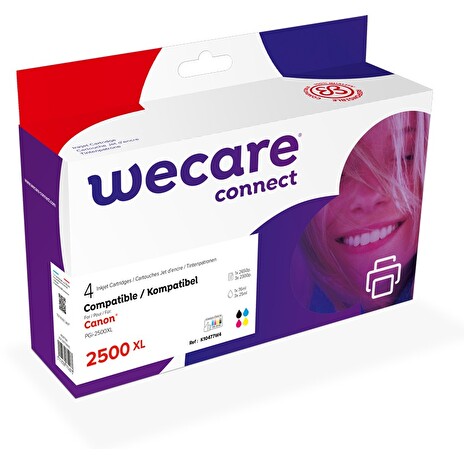 WECARE ink pro Canon (PGI2500XL)4-pack (CMYK)