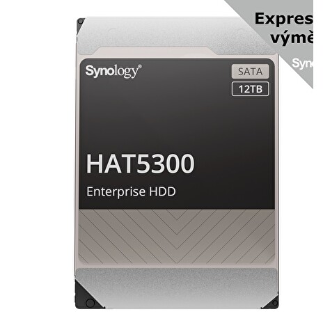 Synology HDD SATA 3.5” 12TB HAT5300-12T, 7200ot./min., cache 256MB, 5 let záruka