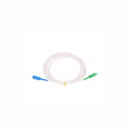 SC/APC - SC/UPC simplex 0,5m arm.bílý 3mm B3 LSZH