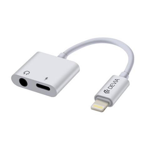Audio adaptér Devia Smart Lightning/Jack 3,5 mm bílý
