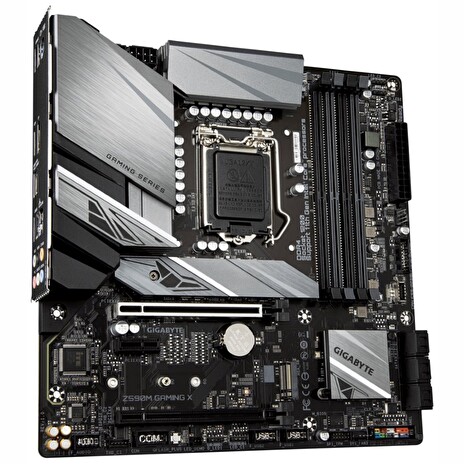 GIGABYTE Z590M GAMING X / Intel Z590 / LGA 1200 / 4x DDR4 DIMM / 2x M.2 / HDMI / DP / USB-C / mATX