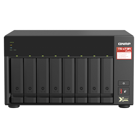 QNAP TS-873A-8G (Ryzen 2,2GHz / 8GB RAM / 8x SATA / 2x M.2 NVMe slot / 2x 2,5GbE / 2x PCIe / 4x USB)