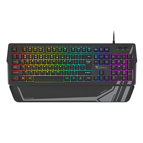 Genesis herní klávesnice RHOD 350 RGB US layout, 7-zónové podsvícení