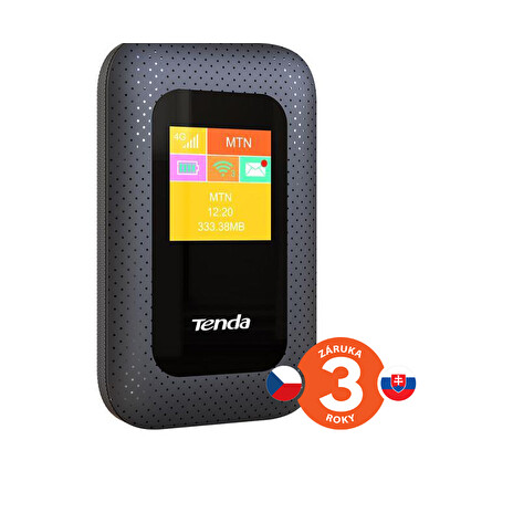 Tenda 4G185 - 3G/4G LTE Mobile Wi-Fi Hotspot Router s LCD 802.11b/g/n, microSD, 2100mAh
