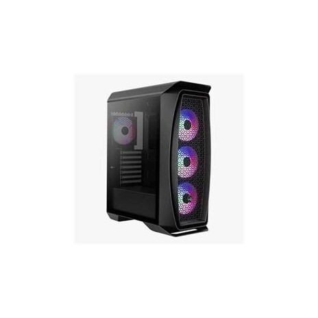 Aerocool MLG Aero One Frost BG, skříň ATX, RGB LED ventilátor, černá, bez zdroje