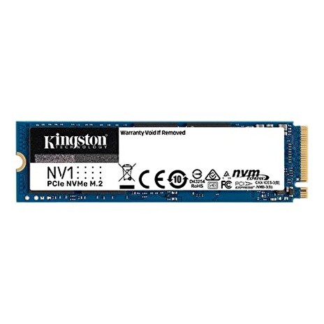 Kingston SSD 500GB NV1 NVMe™ PCIe M.2 2280 (čtení/zápis: 2100/1700MB/s;)