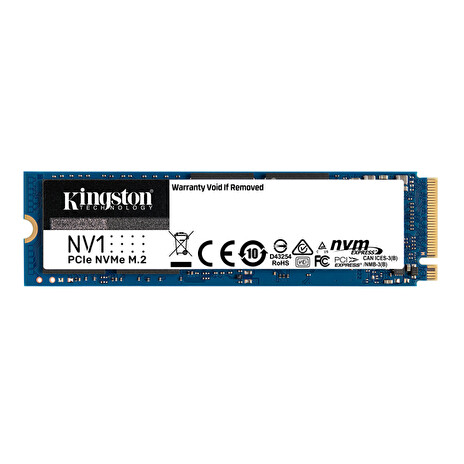 Kingston SSD 1000GB NV1 NVMe™ PCIe M.2 2280 (čtení/zápis: 2100/1700MB/s;)