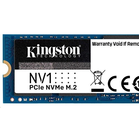 Kingston SSD 2000GB NV1 NVMe™ PCIe M.2 2280 (čtení/zápis: 2100/1700MB/s;)