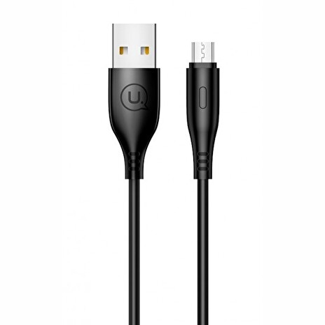 USAMS SJ268 Round Micro USB Datový Kabel Black