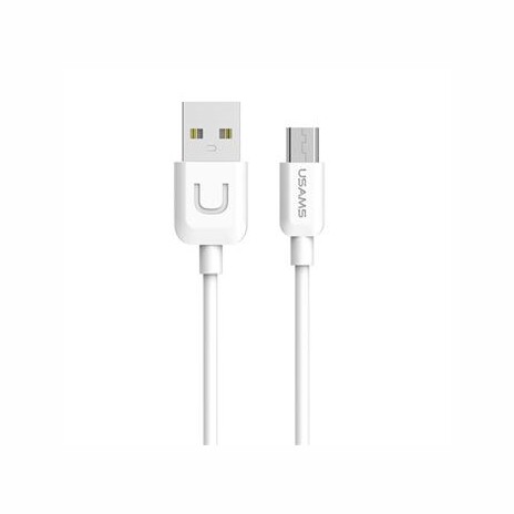 USAMS SJ098 Datový Kabel microUSB U Turn White