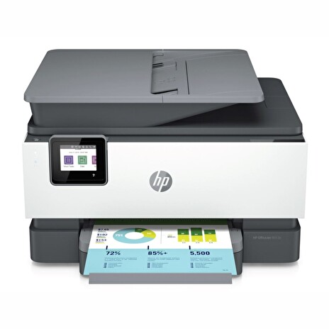 Officejet Pro 9012e (HP Instant Ink), A4 tisk, sken, kopírování a fax. 22 / 18 ppm, wifi, LAN, USB