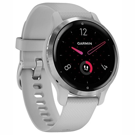 GARMIN sportovní GPS hodinky Venu2S Silver/Gray Band