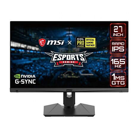 MSI Optix MAG274QRF 27"/2560x1440/1000:1/1ms/165Hz