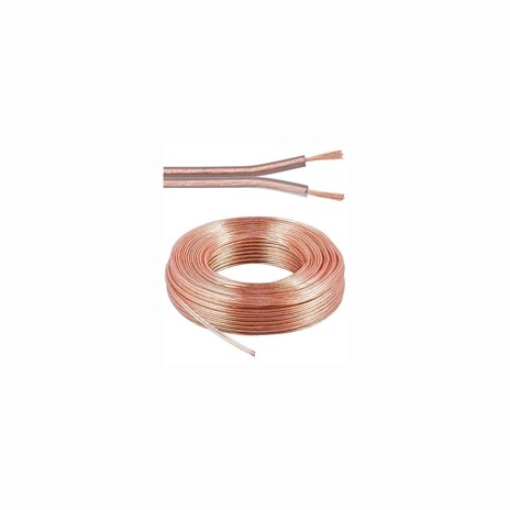 PremiumCord Kabely na propojení reprosoustav 100% CU měď 2x2,5mm 50m