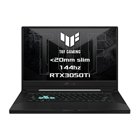 ASUS TUF Dash F15 - 15,6"/144Hz/i7-11370H/8G*2/512G SSD/RTX3050Ti/W10 Home (Eclipse Gray/Aluminum)