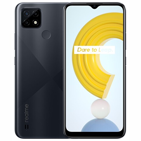 Realme C21 NFC - Cross Black 6,5" IPS/ DualSIM/ 64GB/ 4GB RAM/ LTE/ Android 10