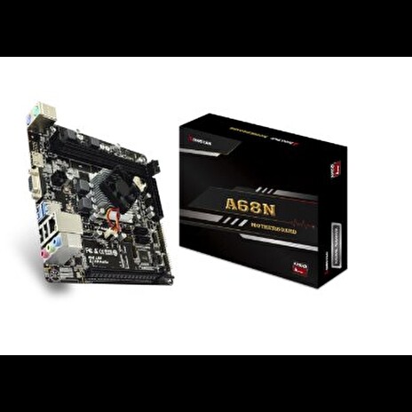 Biostar A68N-5600E, Mini-ITX, procesor AMD A4-3350B, 2.0GHz - 2.4GHz, Quad-Core, 15W TDP, DDR3
