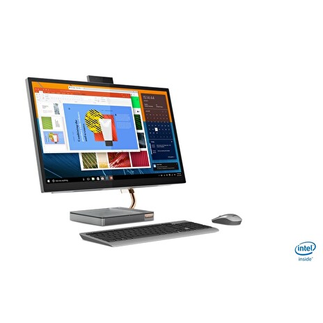Lenovo AIO 5 27"QHD/i5-10400T/8G/512/INT/W10P šedý