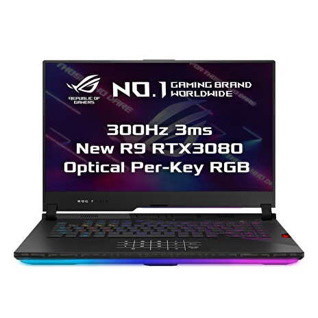 ASUS ROG Strix SCAR 15 G533QS-HF186T R9-5900HX/32GB/2x1TB SSD/RTX3080/15,6" FHD/300Hz/IPS/2r Pick-up&Return/Win10/černý