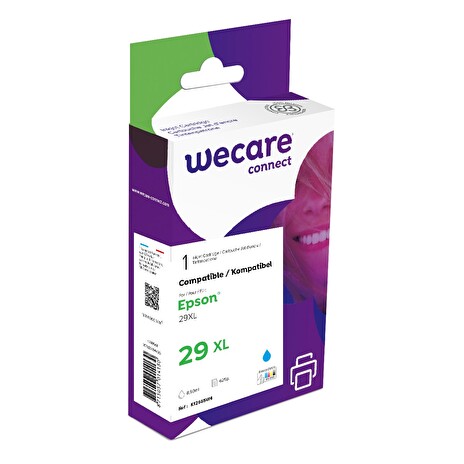 WECARE ink pro EPSON C13T29924012,modrá/cyan