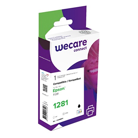 WECARE ink pro EPSON C13T12814012,černá/black