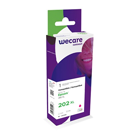 WECARE ARMOR ink kompatibilní s EPSON C13T02H340,červená/magenta