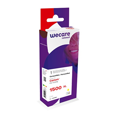 WECARE ARMOR ink kompatibilní s CANON PGi-1500XLY, žlutá/yellow