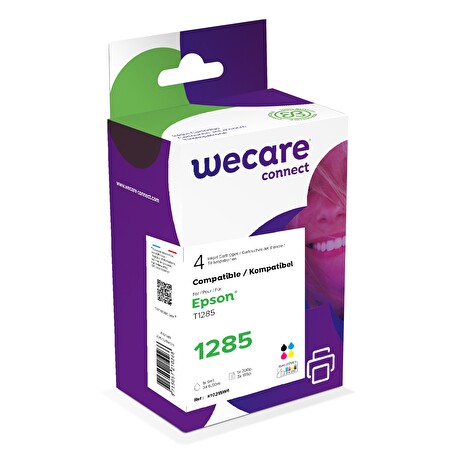 WECARE ink sada pro EPSON C13T12854012,černá/CMY