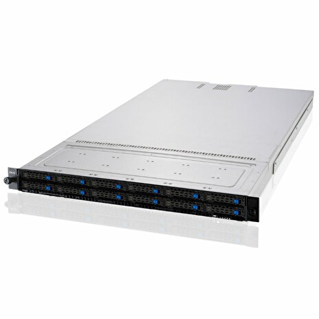 ASUS RS500A 1U server SP3, 16x DDR4 ECC R, 12x U.2 HS (2,5"), 800W (plat), 2x 1Gb LAN, IPMI