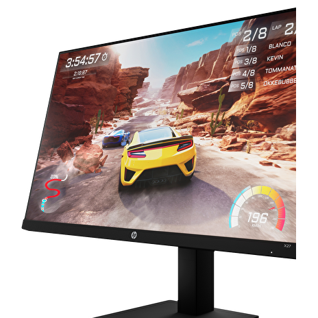 HP X27 FHD Gaming Monitor, 27.0 IPS, 1920x1080, 1000:1, 1ms, 400cd, HDMI/DP