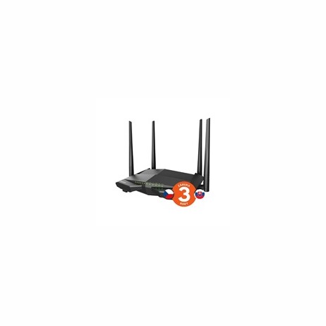 Tenda V12 - Wireless AC Dual Band VDSL2+/VDSL/ADSL Router 802.11ac/a/b/g/n,1200 Mb/s, Gigabit WAN/LAN, USB 2.0, VPN serv