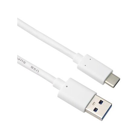 PremiumCord kabel USB-C - USB 3.0 A (USB 3.1 generation 2, 3A, 10Gbit/s) 3m bílá