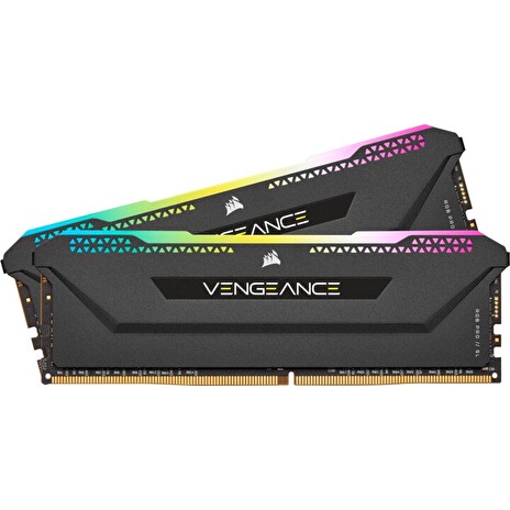 CORSAIR Vengeance RGB PRO SL black 16GB, DDR4, DIMM, 3200Mhz, 2x8GB, XMP, CL16
