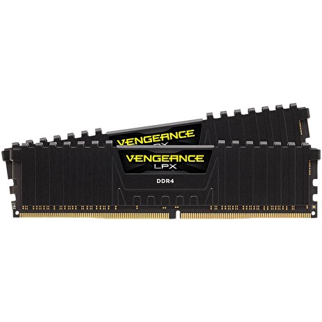 CORSAIR Vengeance LPX black 16GB, DDR4, DIMM, 2666Mhz, 2x8GB, XMP, x16 chip, CL16